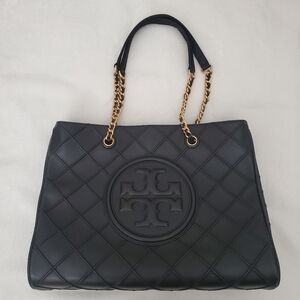 Authenticated EUC Tory Burch Fleming Tote Bag with COA